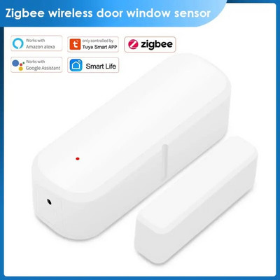 Tuya WiFi ZigBee Pametni senzor za vrata Pametni kućni detektori otvorenih/zatvorenih vrata Senzor za prozore Smart Life radi s Alexom