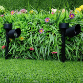 Vanjska LED solarna svjetiljka za travnjak Plastični vodootporni reflektor Svjetlo u boji Topla svjetlost Bijelo svjetlo Vrtno svjetlo Solarna dekoracija za vile