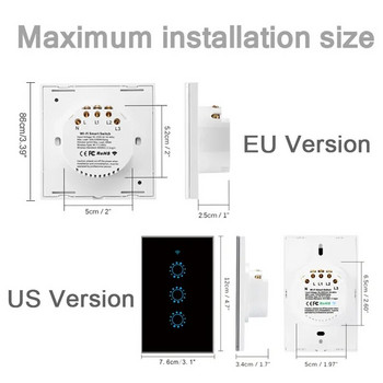 Tuya Smart WiFi Превключвател за завеси Превключвател за щори Ролетен превключвател Електрически превключвател за завеси Google Home Alexa Гласов контрол