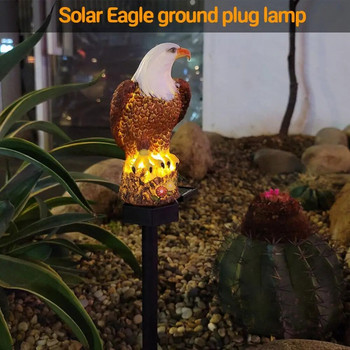 Ηλιακό φως Led Ηλιακά Φώτα Εξωτερικού Χώρου Κουκουβάγια Parrot Panda Αδιάβροχο Φωτιστικό Αγάλματος Εξωτερικού Χώρου LED Λάμπες γκαζόν Διακόσμηση κήπου