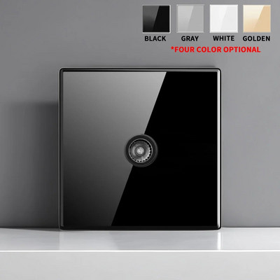 Europska Britanska Francuska Standardna utičnica s prekidačem od kaljenog stakla sa svjetlosnim indikatorom, samoresetiranje 1 2 3 4 Višestruke zidne utičnice