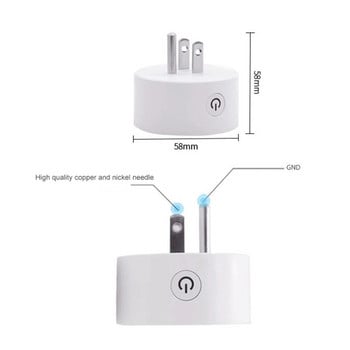 Tuya WiFi Smart Plug Outlet Socket Smart Life App Remote Control работи с Alexa Home US Standard