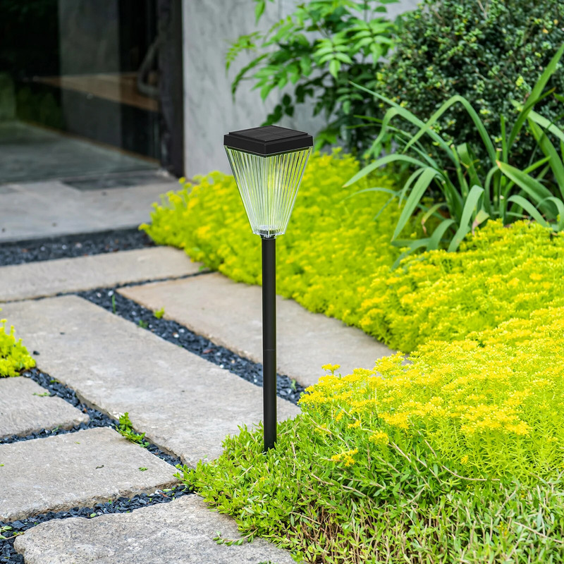 IP65 vanjska vodootporna solarna vrtna svjetla Solarna svjetla za pejzažne staze Solarna svjetla za travnjake Višebojna vrtna staza za dvorište Deco
