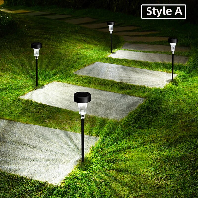 4 kom solarnih pristupnih svjetala nova vanjska IP65 vodootporna automatska uključivanja/isključivanja solarnih vrtnih krajobraznih staza svjetlo travnjaka