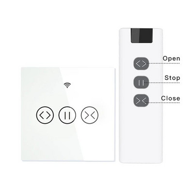 Moes WiFi RF433 Smart Touch Zavjese Rolo zavjese Prekidač motora Tuya Smart Life App Daljinski upravljač Radi s Alexa Google Home