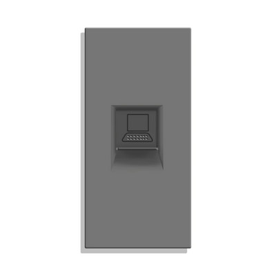 Električne utičnice Staklena ploča Internetska utičnica TV ST CAT6 RJ45 Funkcijski dijelovi Dupla USB utičnica EU zidni utikač DIY pribor