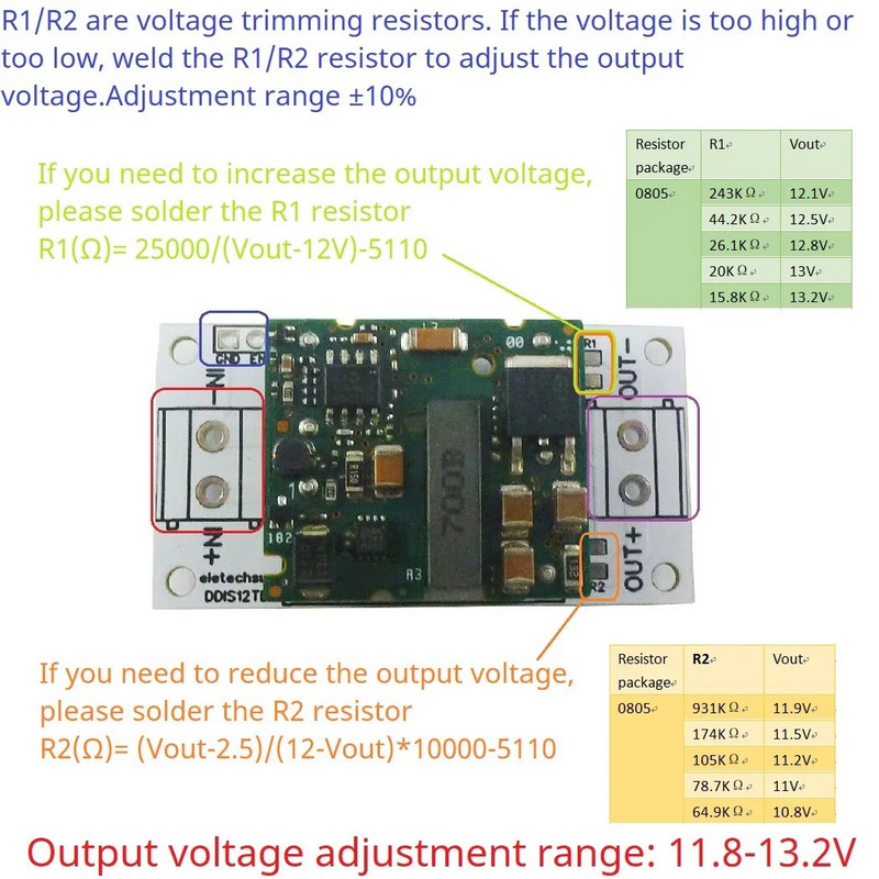 Visokonaponski izolirani DC 24V 36V 48V 60V 72V DO 12V DC-DC pomoćni pretvarač Modul za stabilizaciju napona Zaštita od izolacije napajanja