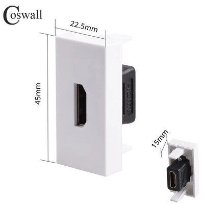 Zid EU Francuski Brasil Izrael Utičnica + TV CAT6 Internetski priključak, HDMI-kompatibilan 2.0 & USB 3.0 konektor za optička vlakna DIY modul