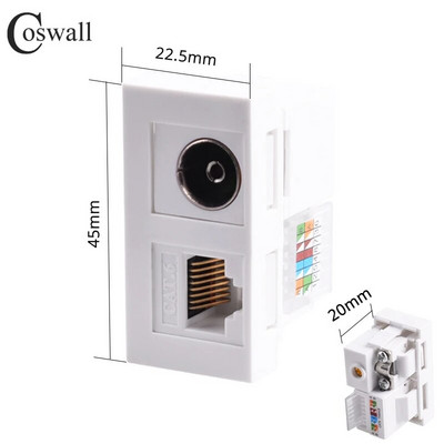 Zid EU Francuski Brasil Izrael Utičnica + TV CAT6 Internetski priključak, HDMI-kompatibilan 2.0 & USB 3.0 konektor za optička vlakna DIY modul