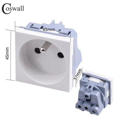 Zid EU Francuski Brasil Izrael Utičnica + TV CAT6 Internetski priključak, HDMI-kompatibilan 2.0 & USB 3.0 konektor za optička vlakna DIY modul