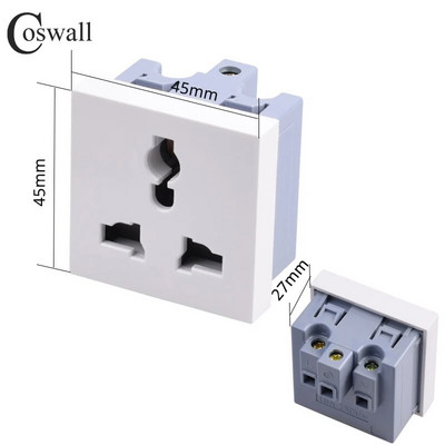 Zid EU Francuski Brasil Izrael Utičnica + TV CAT6 Internetski priključak, HDMI-kompatibilan 2.0 & USB 3.0 konektor za optička vlakna DIY modul