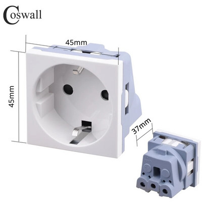 Zid EU Francuski Brasil Izrael Utičnica + TV CAT6 Internetski priključak, HDMI-kompatibilan 2.0 & USB 3.0 konektor za optička vlakna DIY modul