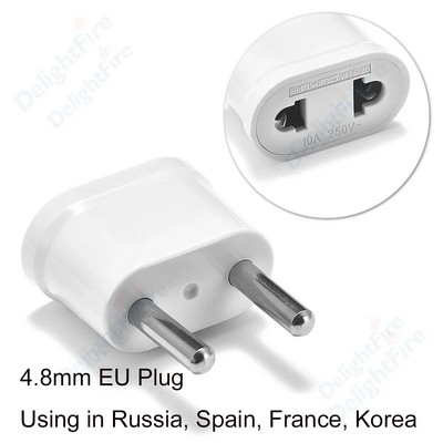 EU csatlakozó adapter amerikai–euro európai hálózati adapter USA–EU utazási adapter AC átalakító elektromos töltő aljzatok