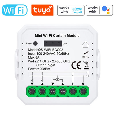 Tuya Wifi modul za zavjese Kućanski aparat Inteligentni modul za zavjese Glasovna aplikacija Daljinsko upravljanje Rad s Alexa Google Home