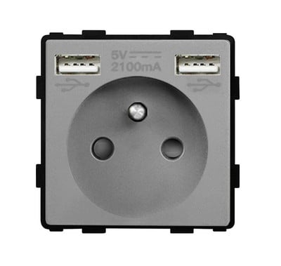 ES stiklo plokštės sieninis lizdas su USB tipo c televizoriumi ST CAT6 interneto RJ45 Funkcinis raktas Elektros lizdas „Pasidaryk pats“ nemokamas derinys