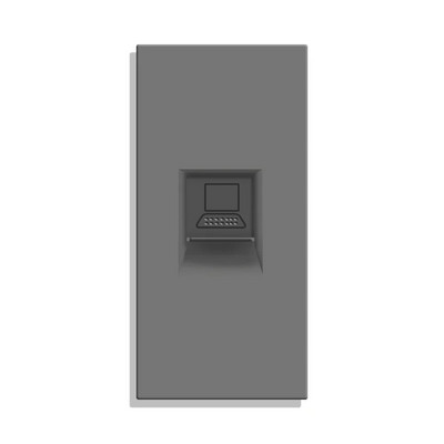 ES stiklo plokštės sieninis lizdas su USB tipo c televizoriumi ST CAT6 interneto RJ45 Funkcinis raktas Elektros lizdas „Pasidaryk pats“ nemokamas derinys