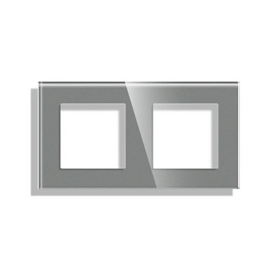 ES stiklo plokštės sieninis lizdas su USB tipo c televizoriumi ST CAT6 interneto RJ45 Funkcinis raktas Elektros lizdas „Pasidaryk pats“ nemokamas derinys