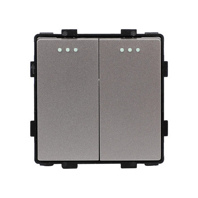 ES stiklo plokštės sieninis lizdas su USB tipo c televizoriumi ST CAT6 interneto RJ45 Funkcinis raktas Elektros lizdas „Pasidaryk pats“ nemokamas derinys