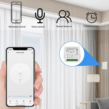 Tuya WiFi Smart Module Blinds Switch Connected Roller Roller Electric Motor Smart Home Via Alexa Google Home Smart Life