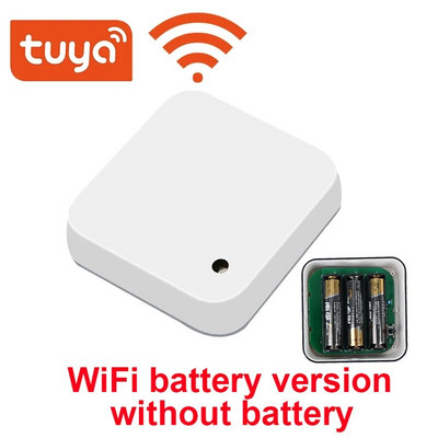 Senzor de lumină inteligentă Tuya WiFi, alimentat cu baterie, automatizare a luminii/perdelei pentru casă inteligentă