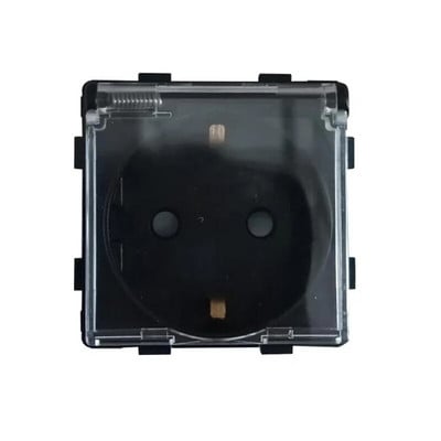 EU szabvány fali aljzat USB Type-C RJ45 PC CAT5 TV-vel /ST HDMI aljzat alkatrészek Mechanikus gombkapcsoló üveg aljzat keretek