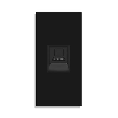 EU szabvány fali aljzat USB Type-C RJ45 PC CAT5 TV-vel /ST HDMI aljzat alkatrészek Mechanikus gombkapcsoló üveg aljzat keretek