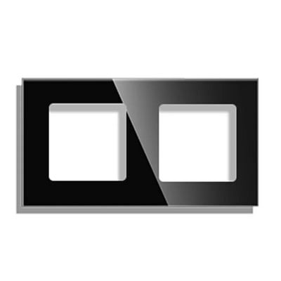 EU szabvány fali aljzat USB Type-C RJ45 PC CAT5 TV-vel /ST HDMI aljzat alkatrészek Mechanikus gombkapcsoló üveg aljzat keretek