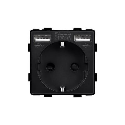 EU szabvány fali aljzat USB Type-C RJ45 PC CAT5 TV-vel /ST HDMI aljzat alkatrészek Mechanikus gombkapcsoló üveg aljzat keretek