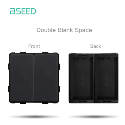 BSEED EU standardni mat plastični okvir utičnice PC RJ45 TV ST CAT5 Dvostruke USB zidne utičnice Prekidači za svjetlo Dijelovi DIY Free Combine