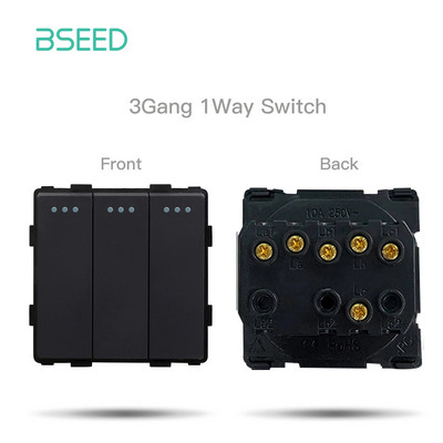 BSEED EU standardni mat plastični okvir utičnice PC RJ45 TV ST CAT5 Dvostruke USB zidne utičnice Prekidači za svjetlo Dijelovi DIY Free Combine