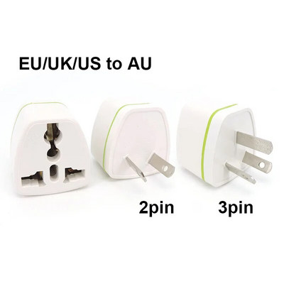 Универсален EU US UK to 2pin 3Pin AU Power wall charger Adapter Converter New Zealand Australia Travel Plug US/UK/EU to AU/NZ Plug