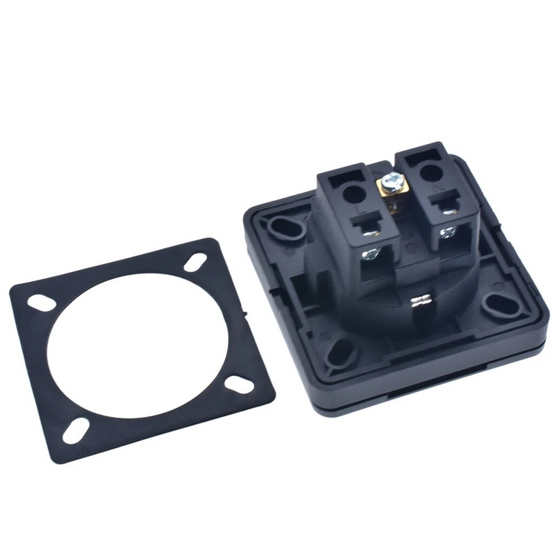 Njemačka Vodootporna industrijska utičnica AC strujna utičnica AU skriveni utikač Električni vodootporni poklopac Strujni konektor Sigurnosna utičnica