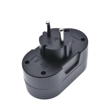 European Conversion Plug 1 to 2 Way Socket Adapter EU Standard Power Socket 16A Travel Plugs AC 110~250V German Converter