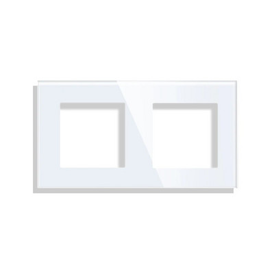 Bingoelec DIY UK EU standardni TV satelit USB utičnica Prekidač s gumbom s okvirom od kristalnog stakla Bijelo poboljšanje doma