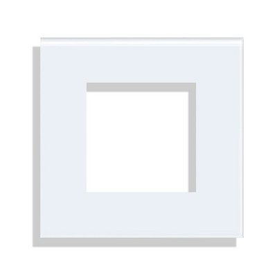 Bingoelec DIY UK EU standardni TV satelit USB utičnica Prekidač s gumbom s okvirom od kristalnog stakla Bijelo poboljšanje doma