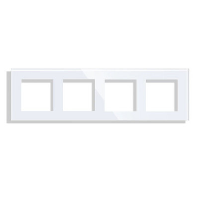 Bingoelec DIY UK EU standardni TV satelit USB utičnica Prekidač s gumbom s okvirom od kristalnog stakla Bijelo poboljšanje doma