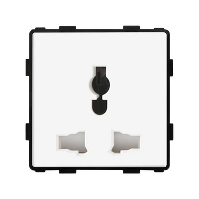 Bingoelec DIY UK EU standardni TV satelit USB utičnica Prekidač s gumbom s okvirom od kristalnog stakla Bijelo poboljšanje doma