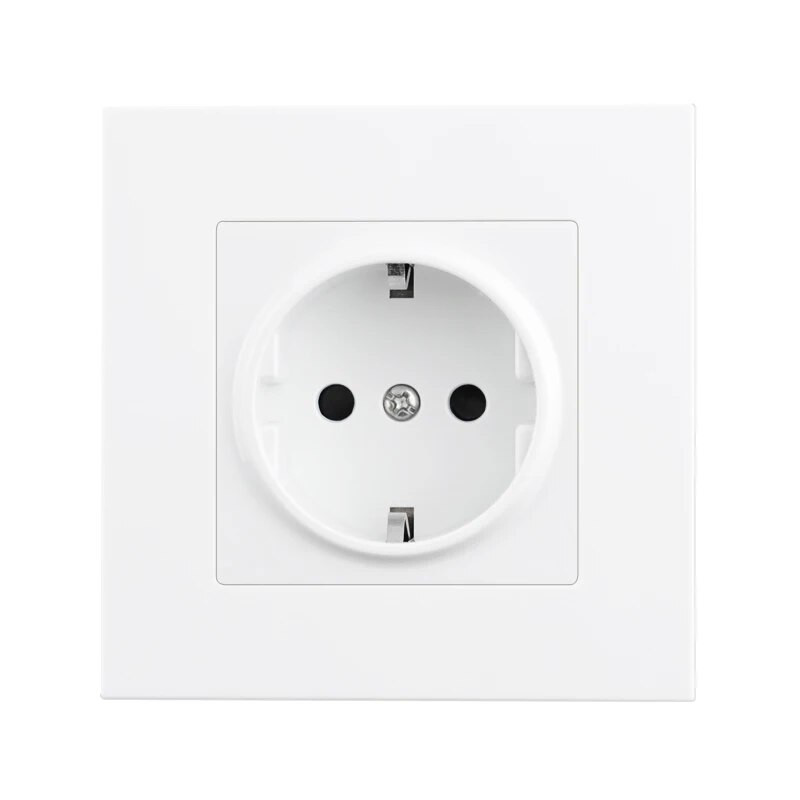 Rewnssin Zidne utičnice s USB utikačem Kućne električne utičnice EU DE Tip-C Dupla USB utičnica Držači telefona 220V 16A Spavaća soba