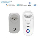 Wifi Smart Switzerland Socket Wi-Fi Mobile Wireless SW utikač 16A Tuya APP Daljinski upravljač radi za Alexa Google Home