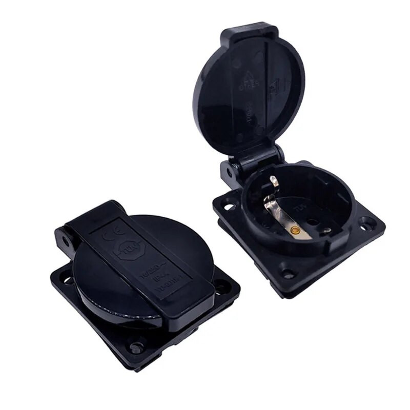 vodootporna utičnica industrijska vodootporna utičnica EU utičnica bakreno kontaktno tijelo