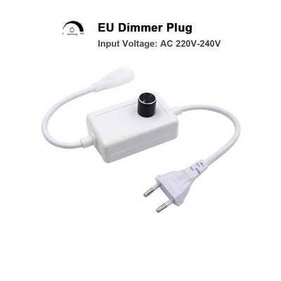 Utikač za izmjeničnu struju s prekidačem za prigušivanje 110v 220v Žica / kabel za napajanje EU US UK AU utikač za COB LED trakasto svjetlo 288 360 LED kabel