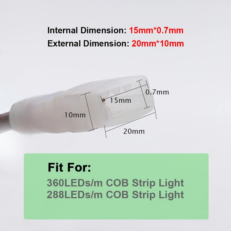 Utikač za izmjeničnu struju s prekidačem za prigušivanje 110v 220v Žica / kabel za napajanje EU US UK AU utikač za COB LED trakasto svjetlo 288 360 LED kabel