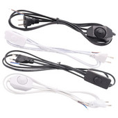 Europski 303 mrežni prekidač za prigušivanje SAD EU Produžni AC strujni kabel Stolna LED rasvjetna traka Ožičenje Kabel za napajanje 1,8 m Bijelo Crno