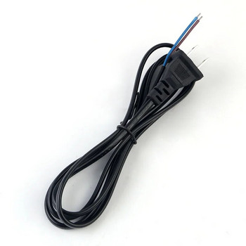 Λευκό μαύρο 2 pin Prong US EU Απογυμνωμένο καλώδιο επέκτασης SR Καλώδιο τροφοδοσίας Ευρωπαϊκής Αμερικής Καλώδιο τροφοδοσίας AC για φωτισμό LED