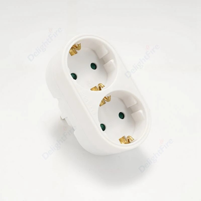 ES kištuko kelių maitinimo adapterio lizdas Europos standartas 1–1/2/3 krypčių kelių kištukų euro konverterio adapterio elektros lizdai