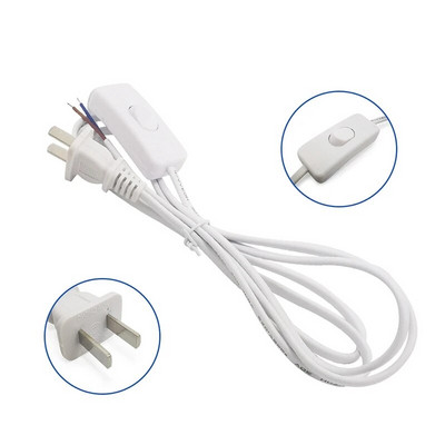 Žica za napajanje s mogućnošću prigušivanja s konektorom za prekidače Električni kablovi za LED cijev 1,8 M Produžni kabel za napajanje za LED barske svjetiljke