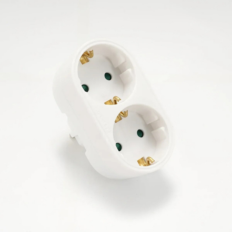 Europski pretvorbeni utikač 1 na 2/1 na 3 strujni adapter za utičnicu EU standardno proširenje strujnog adaptera Produžni adapter za utičnicu Pretvarač