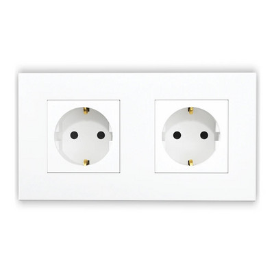 Bingoelec mechanikus kapcsolók műanyag panel 16A fali konnektor, AC 110V-250V 86mm*86mm, 1/2/3 Gang egyirányú nyomógombos kapcsoló