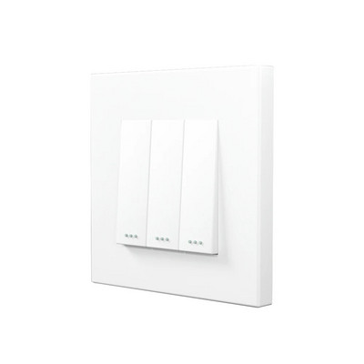 Bingoelec mechanikus kapcsolók műanyag panel 16A fali konnektor, AC 110V-250V 86mm*86mm, 1/2/3 Gang egyirányú nyomógombos kapcsoló