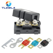 1Komplekt ANS trompet Kahvelpistiku kaitse 20A 30A 40A 50A 60A 70A 80A 100A 150A 200A Polt fikseeritud kindlustuskile + ANS-8 Turvaplaadi alus